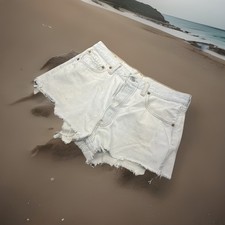 Vintage Levi s 501 Denim Light Jean Cutoff Shorts 2 Inseam Women s 31 Waist