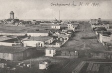 DSWA AK Lagerplatz, W&ouml;ermann Haus, fr&uuml;hes Bild, gelaufen 1911