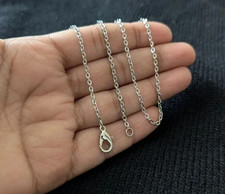 14/16/18/20/22/24 Stainless Steel (2mm) Necklace Chain Jewlery For Men,Women UK 