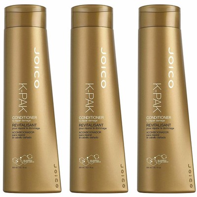 Joico K Pak Revitalisant Conditioner 10.1oz  Repair Damaged Hair (Lot of 3)