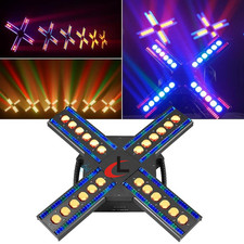 120W LED 4Arms Beam Moving Head Light RGBW Strobe Stage Lighting DMX Disco DJ