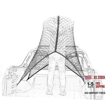 Highly Elastic Cargo Net, 4'x6' Stretches to 8'x12, Suitable Lager Single Layer