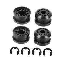 Transfer Case Shifter Linkage Control Lever Bushing Grommet with E-clips, 4PCS