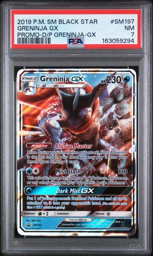 Greninja-GX graded PSA 7 for sale on eBay