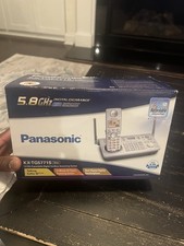 Panasonic 5.8 GH Cordless Answering Phone KX TG 5771S Digital Talking Caller ID