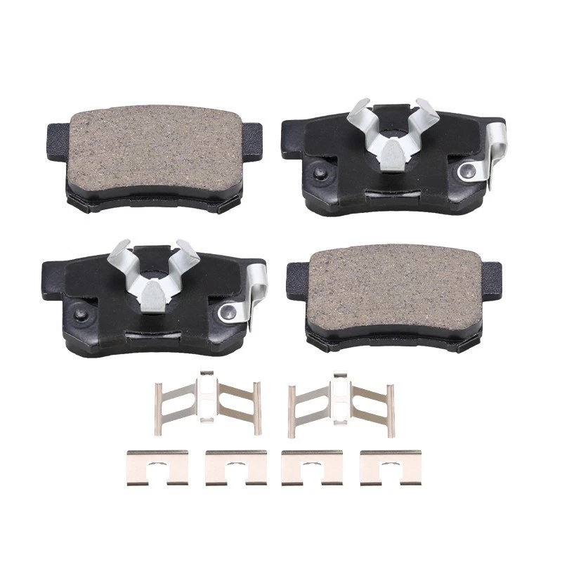 Pastillas de freno traseras de cerámica para Honda CR-V Crosstour Acura RDX con kit de hardware EE. UU. Foto 3 de 4