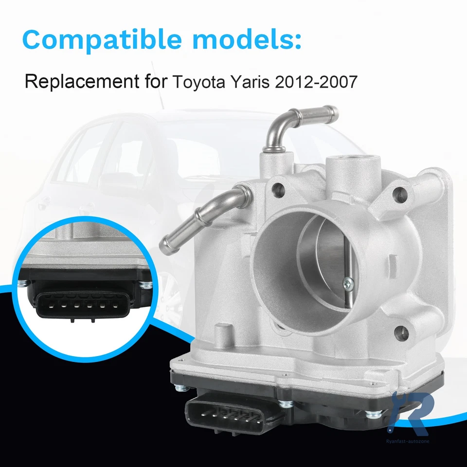 Carrocería del acelerador para Toyota Yaris 1,5 L 2019 2018 2017 2016 2015-2006 22030-0M010 Foto 4 de 4