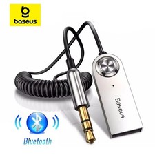 Baseus AUX Bluetooth Adapter Car 3.5mm Jack Dongle Cable Handfree Car Kit Audio