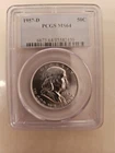 1957-D PCGS MS64 Benjamin Franklin Half Dollar - 90% Silver Blue Label