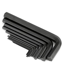 Image of 0.7-8mm Carbon Steel Allen Keys Short Arm Hex Wrench Hexagonal Key Black Metric