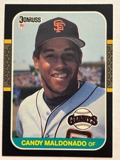 1987 Donruss #327 Candy Maldonado San Francisco Giants