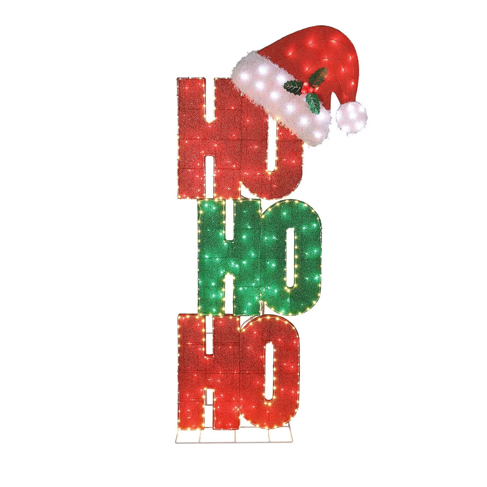 Member's Mark 82" Pre-Lit 'Ho Ho Ho' Holiday Yard Decor