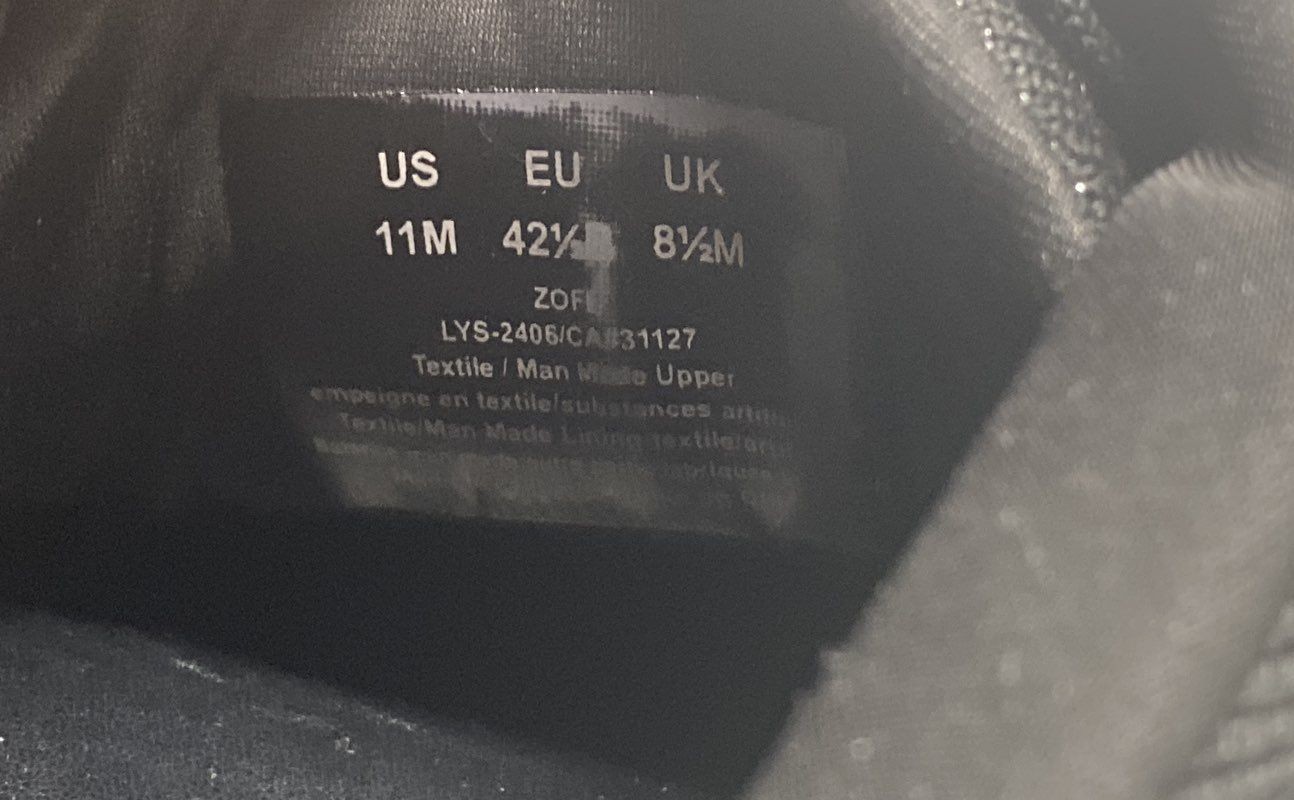 DKNY Black / Gray Solid Sneaker Athletic Sneaker … - image 6