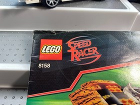 LEGO SPEED RACER 8158: Speed Racer And Snake Oiler W/ Instructions. RETIRED.