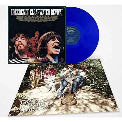 LP - NEW SEALED   Creedence Clearwater Revival - Chronicle Translucent Blue 2 LP