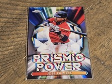 2021 Topps Chrome Jose Ramirez Prismic Power Insert Nmmt