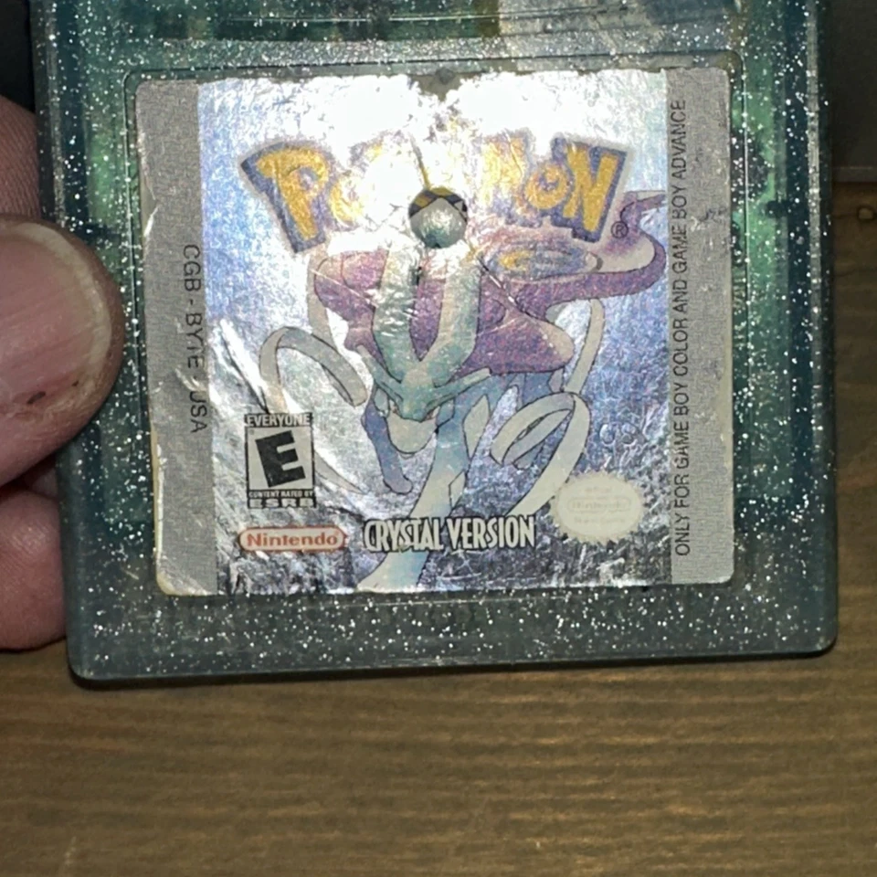 Pokemon Crystal Version (Game Boy Color, 2001) STILL SAVES! - Image 4 of 4