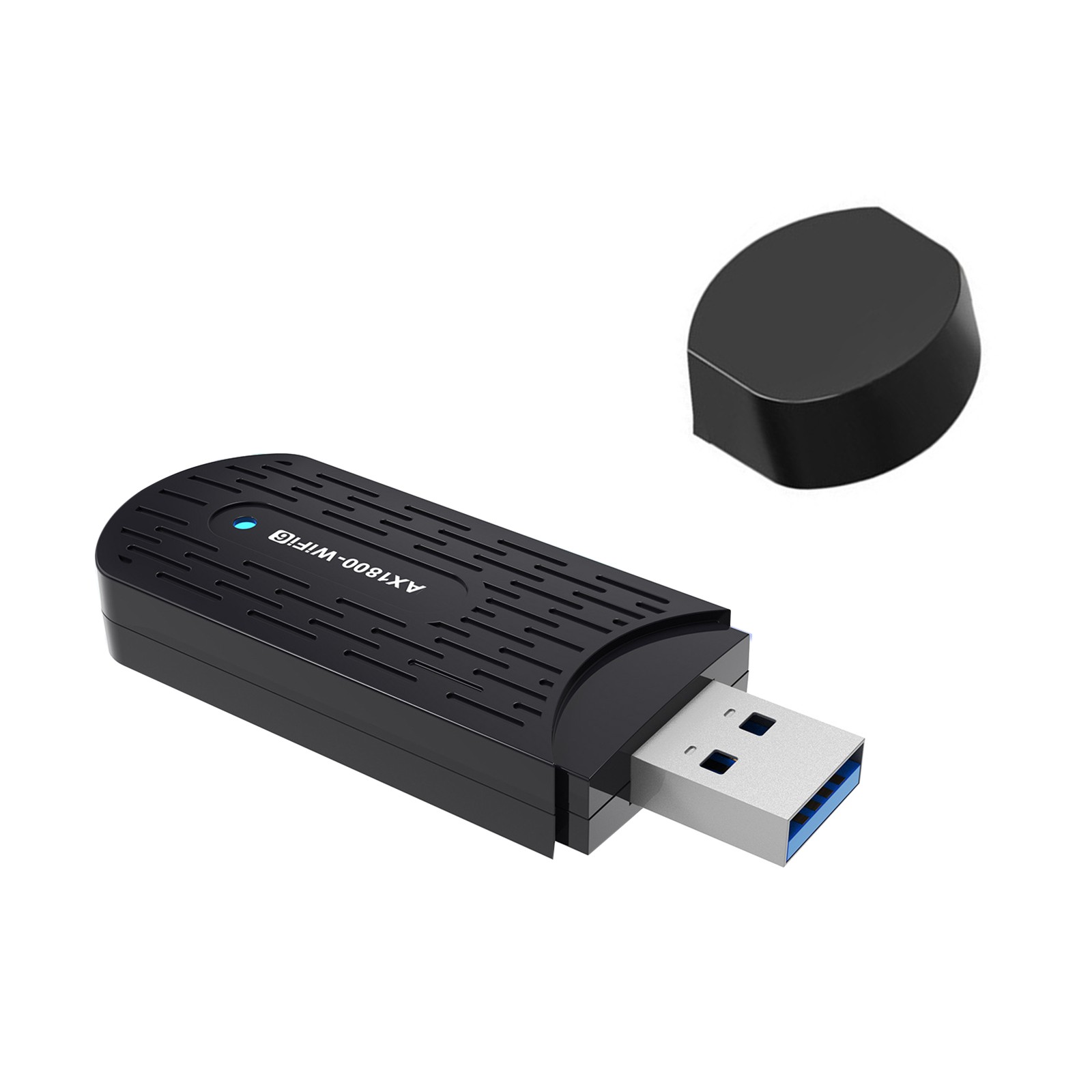 High-Speed USB 3.0 WiFi 6 Adapter Dual Band 2.4G/5G for Gaming 4K Streaming