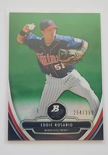 2013 Bowman Platinum - Prospects Eddie Rosario #BPCP56 Chrome Green Refractor...