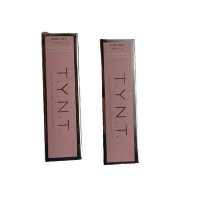 Pack X 2  XTYNT Beauty Glaze + Glow Glossy Lip Oil In Clear 0.05 OZ NIB Deluxe