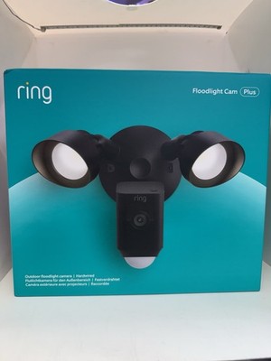 Neu Ring Floodlight Outdoor 1080p HD Überwachungskamera - kabelgebunden schwarz neuestes Modell
