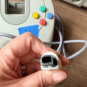 Sega Dreamcast Console w/Red controller and VMU