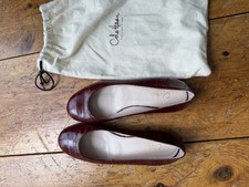 Cole Haan Collection Women's Burgundy Leather Ballet Flats Size 8B Slip On