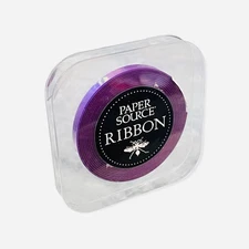 New PAPER SOURCE 1/4” Beet Double Faced Satin Ribbon Craft