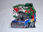 VINTAGE RATFINK BROKEN HEART💔& CAR DR  12" METAL RAT FINK ED ROTH GASOLINE SIGN