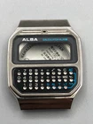 NOS VINTAGE ALBA BY SEIKO CALCULATOR ALARM WATCH CASE CASEBACK CRYSTAL Y739-5000