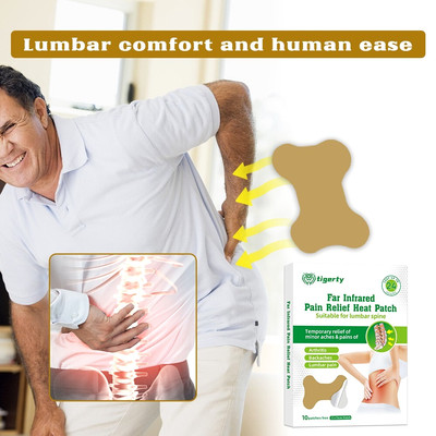 10-pcs Lower Back Pain Relief Patch, Lumbar Spine & Sciatica Muscle Support Pad