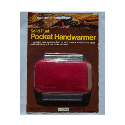 X Caliber Solid Fuel Pocket Hand Warmer Portable w/ Case, 2 Fuel Sticks, 530