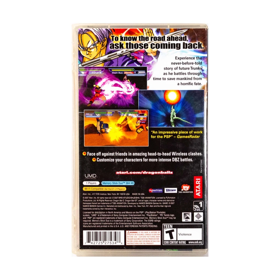 Atari Dragonball Z Shin Budokai - Another Road VG+/NM - Image 2 of 2