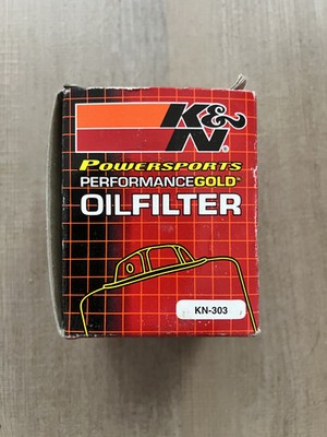 K&N Powersports Preformance Godl Oil Filter KN 303