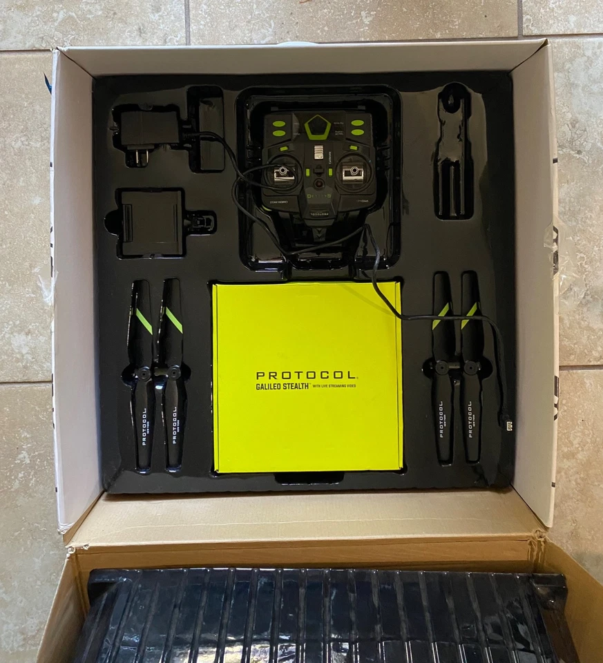 NEW Galileo Stealth RC Drone LIVE Streaming 4GB memory 2.4GB remote 2megapixel - Image 3 of 3