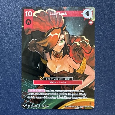 Lady Luck Alt Art Metazoo 2025 Base Set MZ1 228/214 Alternate Art 3 Star Card