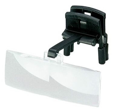 Eschenbach Labo-Clip 1646-25 Clip-On Fernglas Klappobjektiv 2,5x Japan + Spur