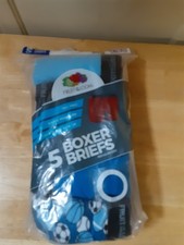 Fruit Of The Loom Boys 5 Pair Boxer Briefs Size XL 18-20  NEW WITH TAGS