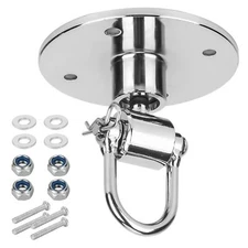 Stainless Steel Speed Bag Swivel Speed Bag Mount Hardware Kit for Punching Bag