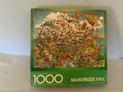 Vintage 1979 Springbok MOUNTAINSIDE PARK Jigsaw Puzzle 5914 - Missing 2 pieces