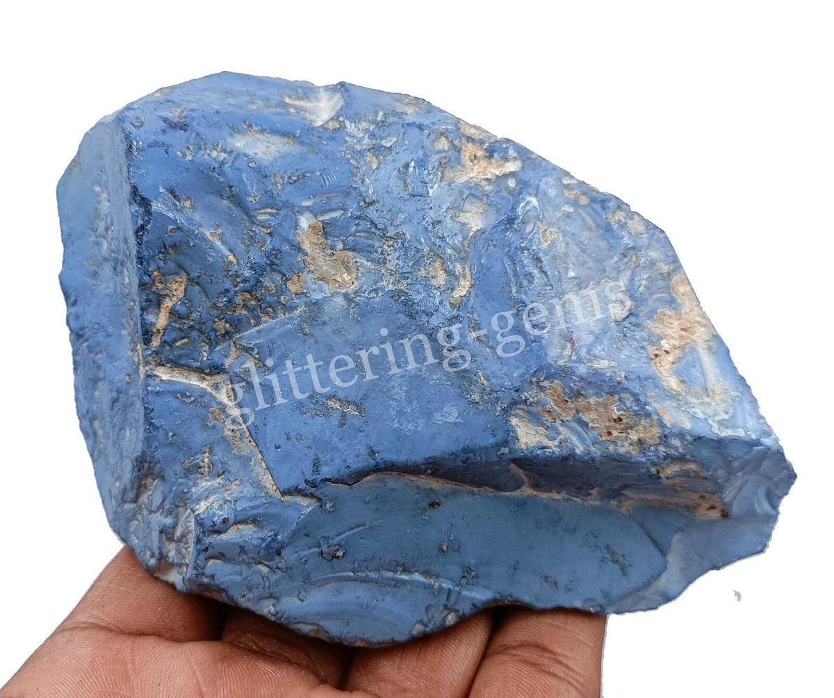 【中古】「非常に良い」Audiofly AF180 [Stone Blue] Australia Sky-Blue Opal 1700 Ct Certified Natural Uncut Rough