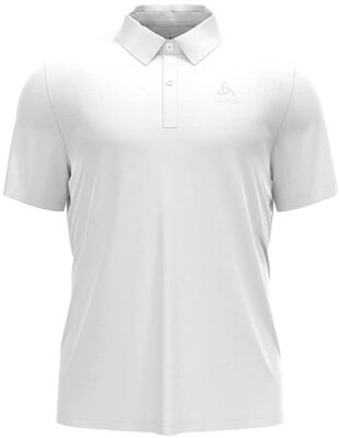 Odlo CARDADA Herren Poloshirt, Polohemd weiß