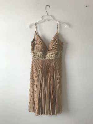 open lace back dress Phan Huy Nude Pleated Top and Pencil Skirt Set