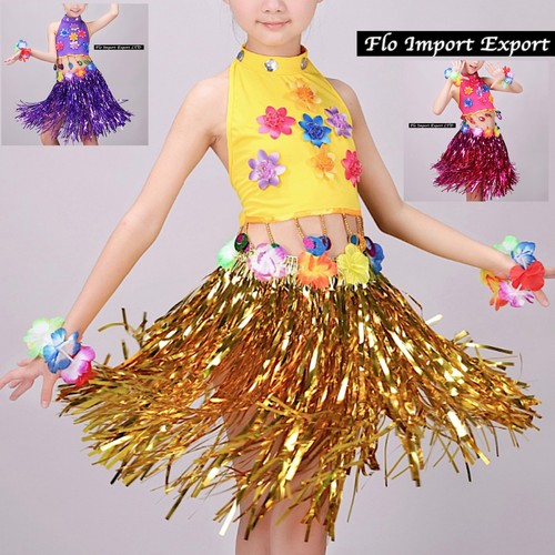 Vaiana Hawaiana Vestito Carnevale Spettacolo Danza Tipo Moana Ocean Dress  HAWD01 | eBay
