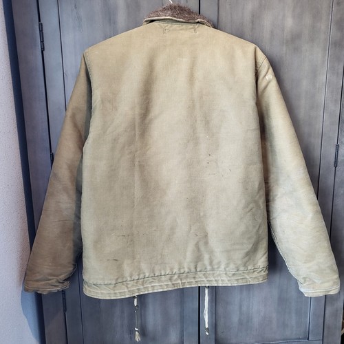 Navy Department Contract Jacket NXsx 93427 Deck Coat Size 38 U.S.N. Wool Alpaca - Picture 5 of 12