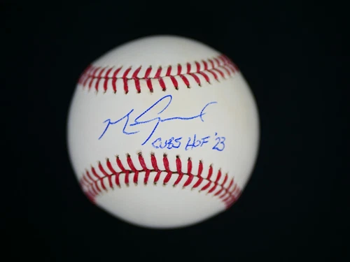 MARK GRACE SIGNED OFFICIAL MAJOR LEAGUE BASEBALL WITH "CUBS HOF '23" - BAS COA