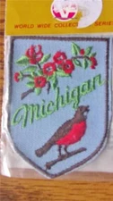 Vintage Voyager Emblems Patch MICHIGAN STATE (New) World Wide Collectors Series