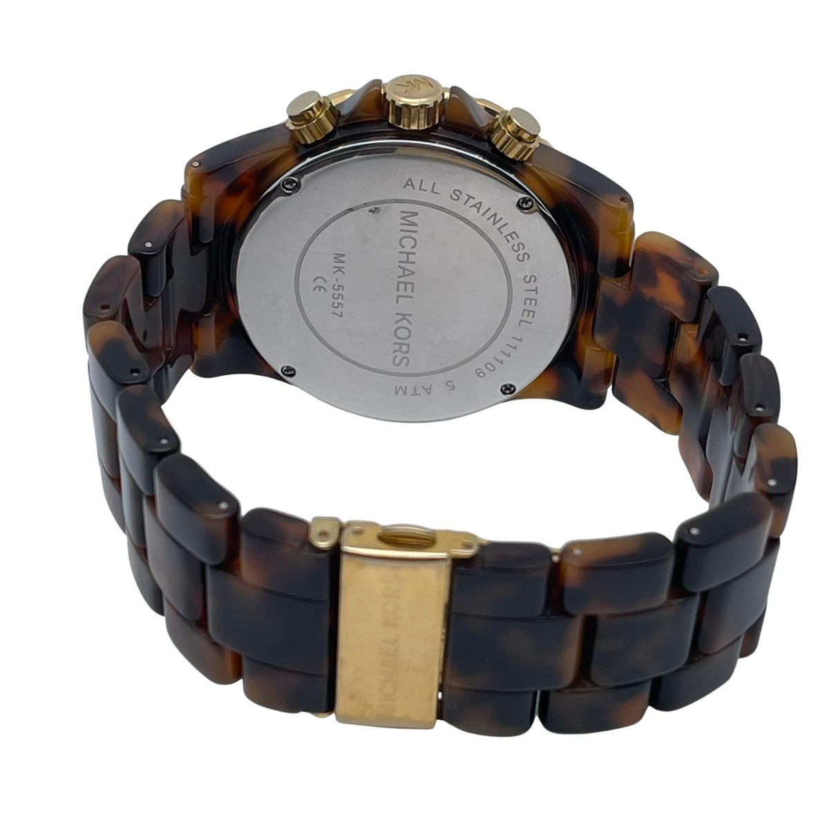 Michael Kors Madison Brown Acetate Watch Michael Kors Madison 45mm Steel Brown MOP Dial Unisex Quartz  main image 2