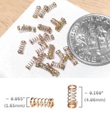 24pc Newly Made Slot Car LIFE-LIKE M-Chassis Motor Brush Barrel Spring .006" BTO