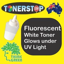 1x OKI PRO920WT FLUORESCENT WHITE TONER CARTRIDGE SUPER EASY REFILL 52123505